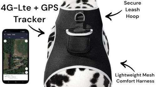 NEW Budget Friendly Pet Tracker GPS Pet Locator - Best Dog Tracking Device Size:L