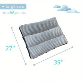 Up to 33 lbs Dog Mat Sleeping Dog Mattress Floor Mat Removable And Washable Dog Kennel Large Dog Kennel Pet Pad Dog Mat Soft Comfortable Bed